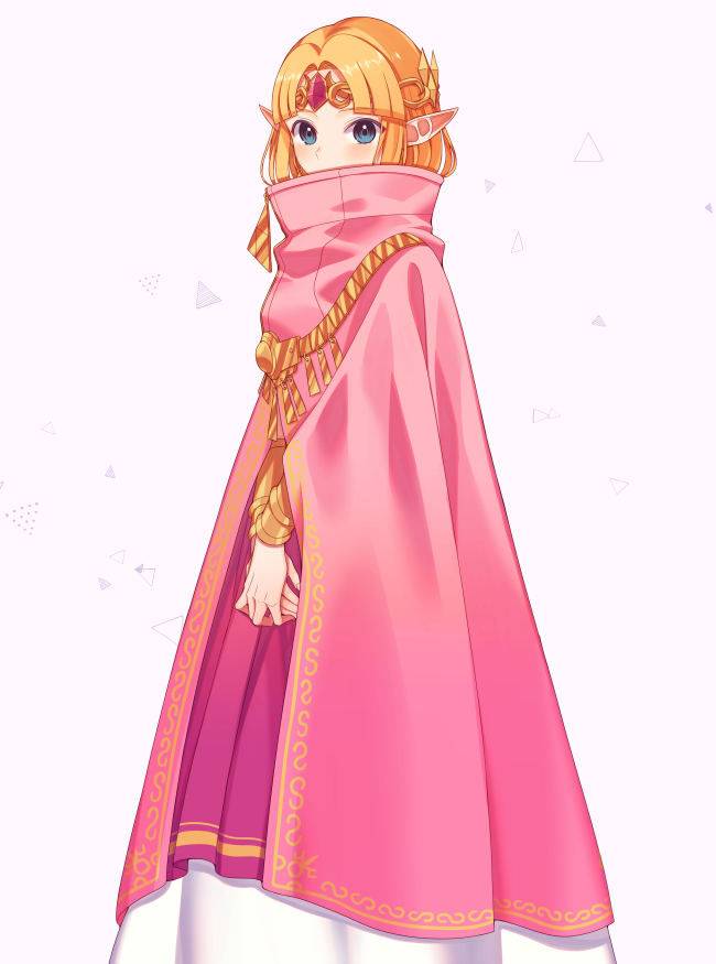 1girl, bangs, bitikara, blonde_hair, blue_eyes, blush, bracer, circlet