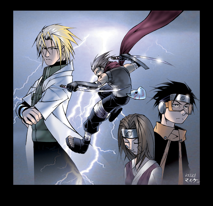 hatake_kakashi, namikaze_minato, naruto, rin_(naruto), uchiha_obito, vashperado