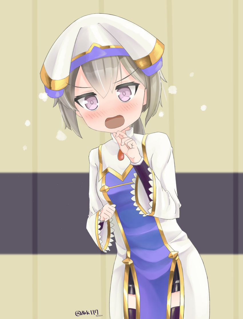 1girl, absurdres, artist_name, artist_request, blush, cosplay, girls_frontline, goblin_slayer!