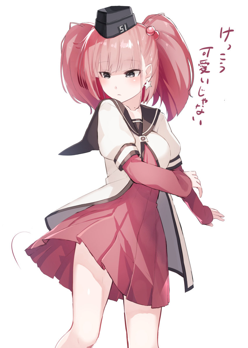 1girl, alternate_costume, atlanta_(kantai_collection), bangs, black_eyes, blunt_bangs, blush, breasts