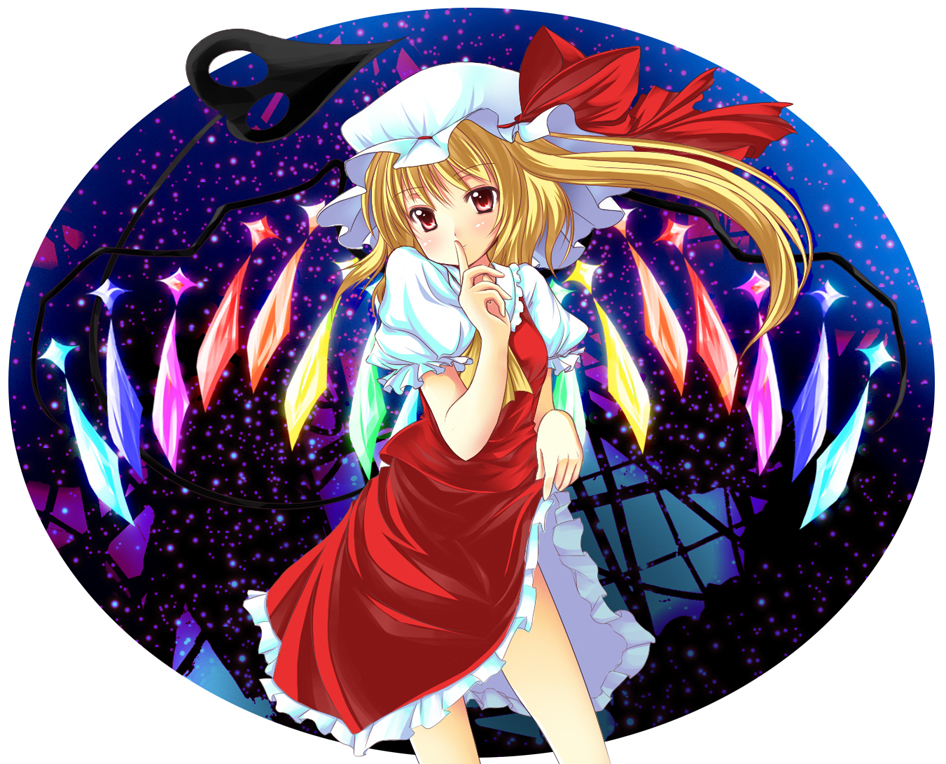 blonde_hair, flandre_scarlet, touhou, wings, yako