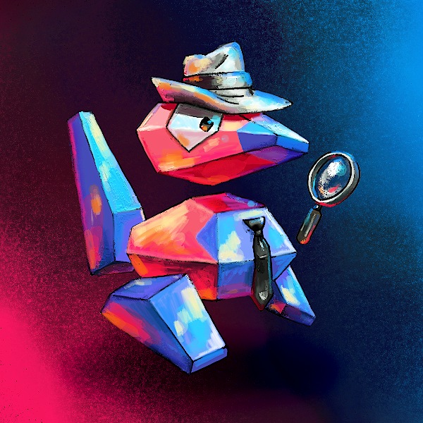 bird, bird_focus, black_neckwear, brown_eyes, commentary, cortoony, creature, detective_pikachu