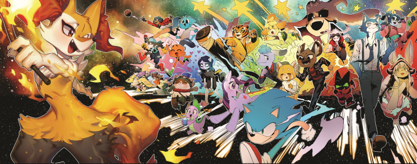 absurdres, aggressive_retsuko, asriel_dreemurr, asriel_dreemurr_(god_of_hyperdeath), basketball, beastars, boots, braixen