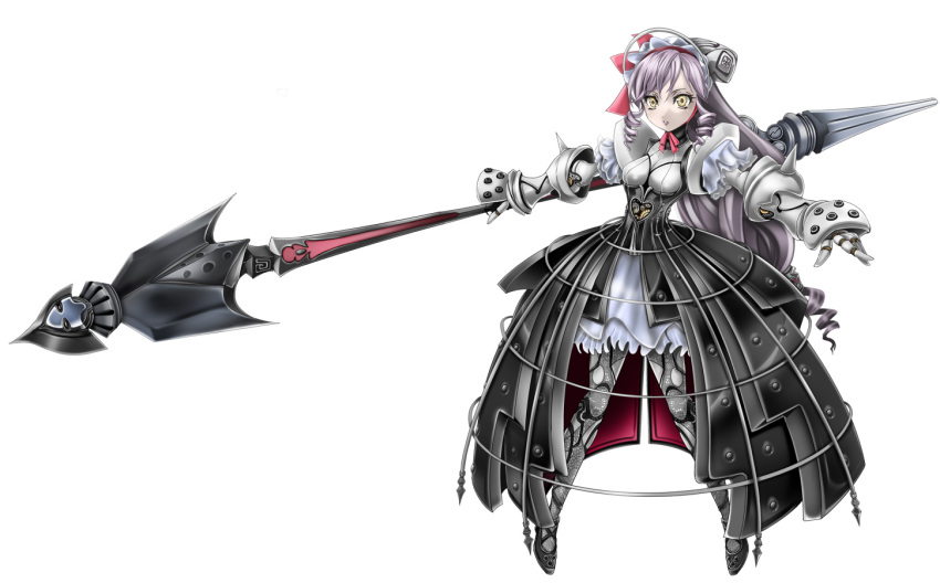 ashlotte, drill_hair, gothic_lolita, lolita_fashion, polearm, robot, soul_calibur, soul_calibur_iv