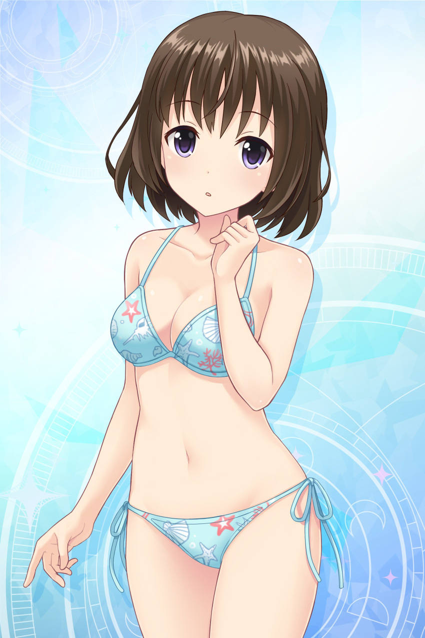 1girl, absurdres, alternative_girls, asahina_nono, breasts, brown_hair, eyebrows_visible_through_hair, highres