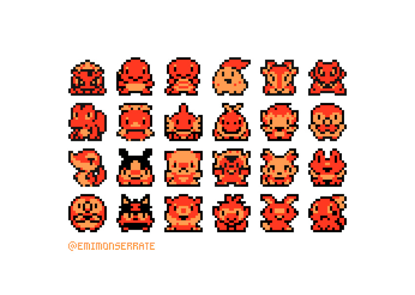 bird, black_eyes, bulbasaur, charmander, chespin, chikorita, chimchar, commentary