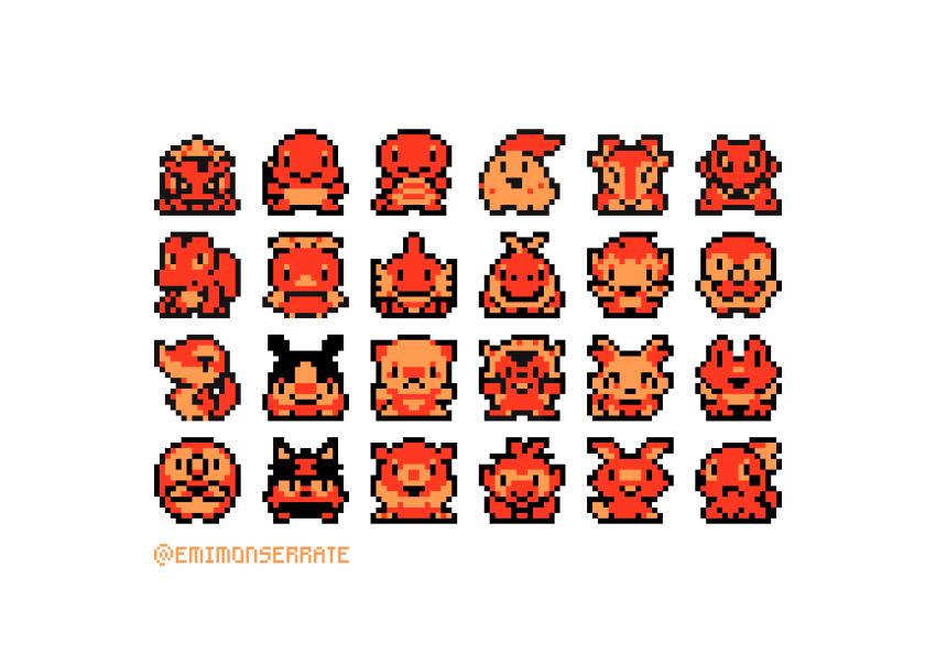animated, animated_gif, bird, black_eyes, bulbasaur, charmander, chespin, chikorita