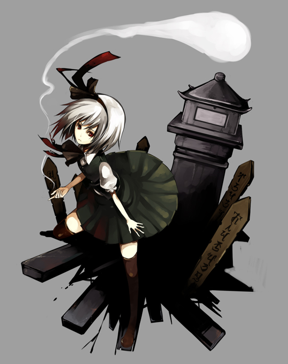 ghost, hairband, konpaku_youmu, konpaku_youmu_(ghost), myon, red_eyes, ribbon, ribbons
