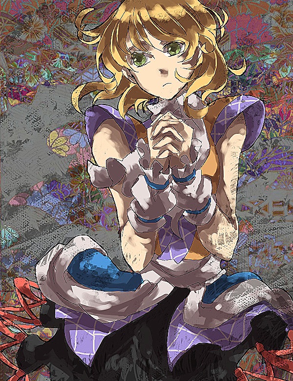 blonde_hair, green_eyes, hac, hashiko_(pecopom), mizuhashi_parsee, touhou