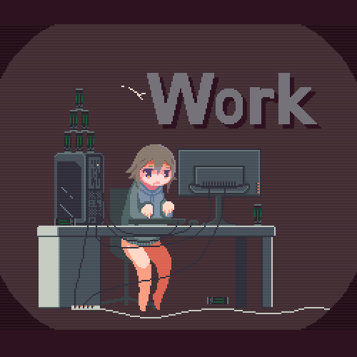 1girl, animated, animated_gif, bare_legs, barefoot, brown_hair, can, chair