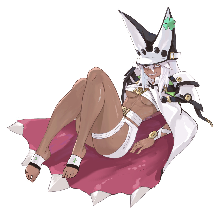 1girl, abs, absurdres, arqa, beltbra, breasts, cape, commentary