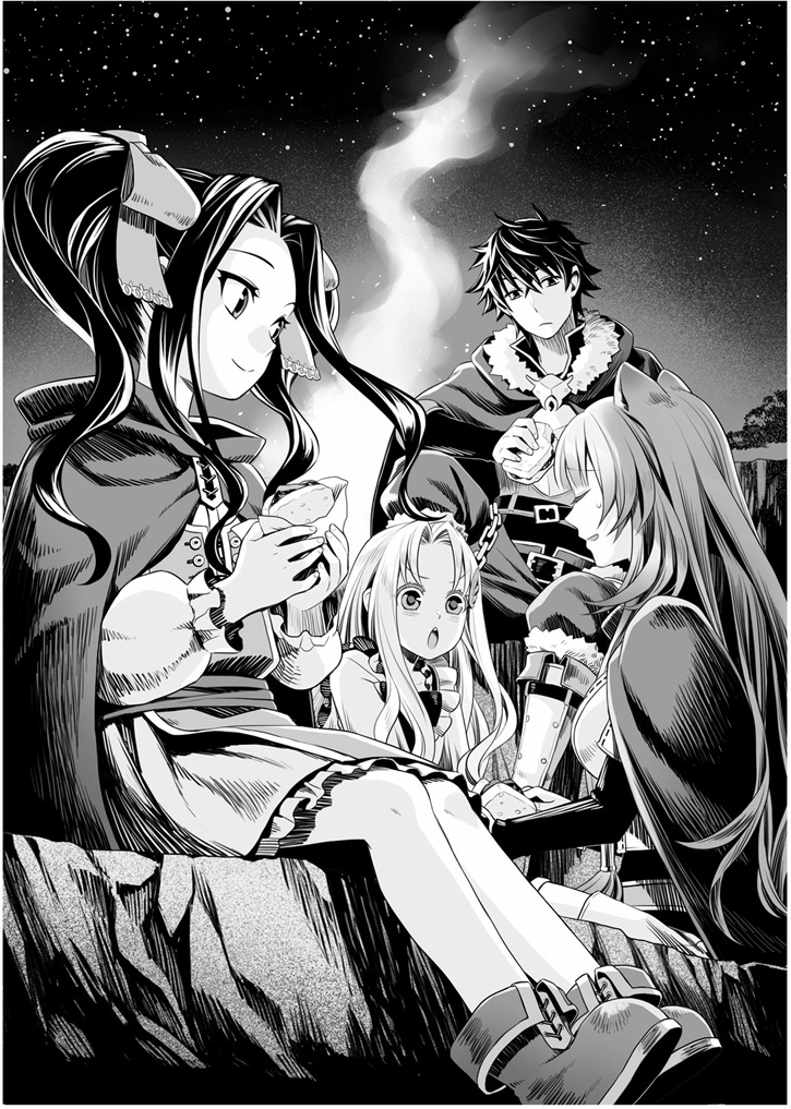 1boy, 3girls, animal_ears, belt_buckle, boots, bow, buckle, cape