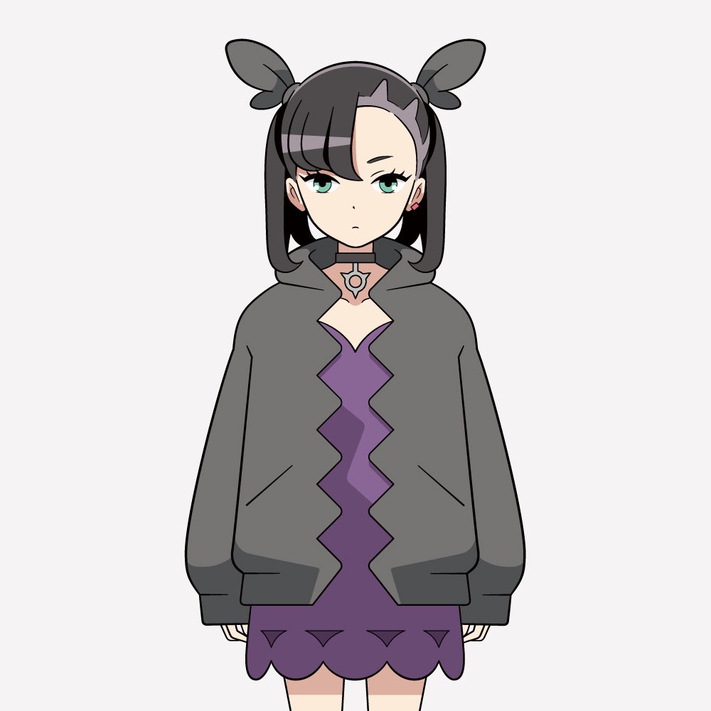 1girl, alternate_costume, aqua_eyes, asymmetrical_bangs, bangs, black_hair, black_jacket, choker