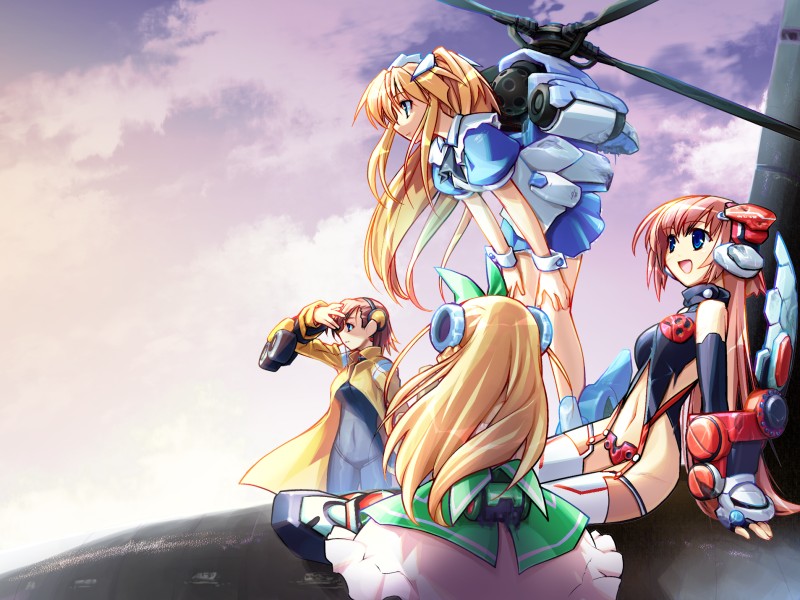 gadget_trial, izen, nei, souka, yu-ri, yuuri