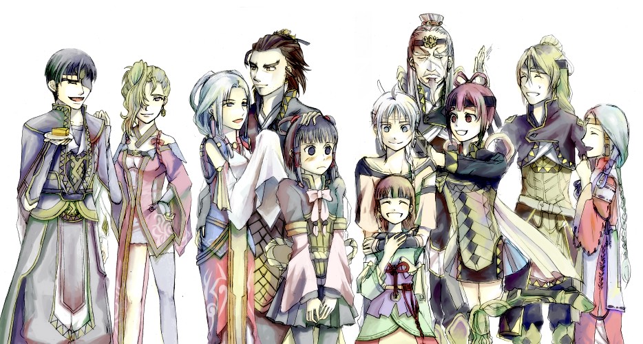 everyone, ferid_egan, freyjadour_falenas, galleon, gensou_suikoden, gensou_suikoden_v, georg_prime, haswar_falenas