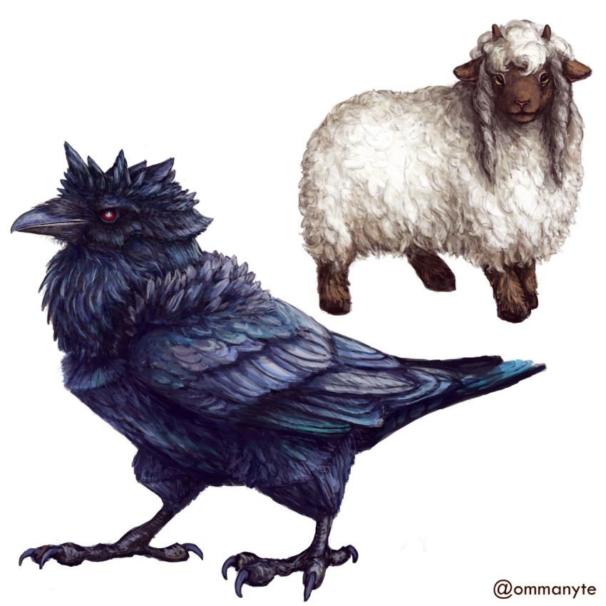 bird, black_eyes, commentary, corviknight, creature, english_commentary, full_body, gen_8_pokemon
