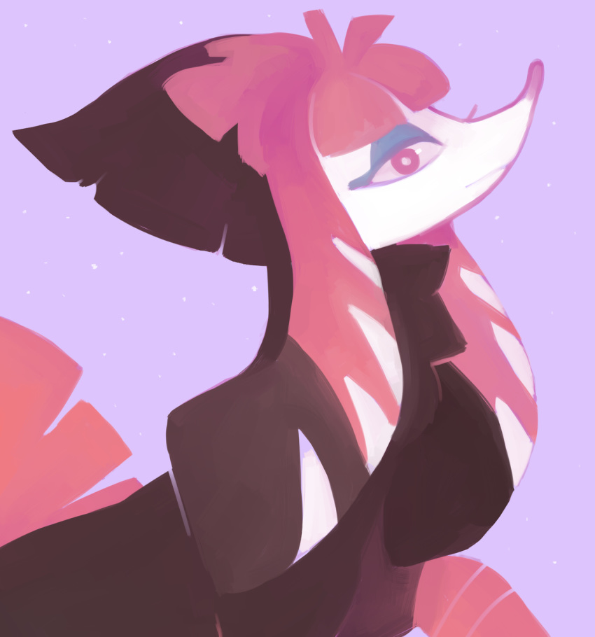 alternate_color, commentary, creature, english_commentary, face, furfrou, furfrou_(kabuki), gen_6_pokemon