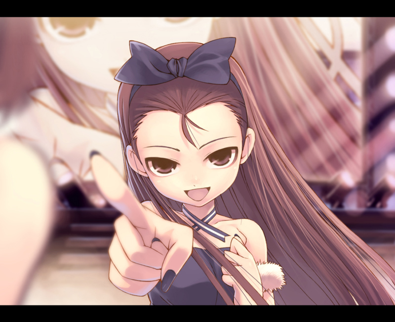 finger_pointing, foreshortening, idolmaster, minase_iori, pointing, takara_shinnosuke, tasaka_shinnosuke