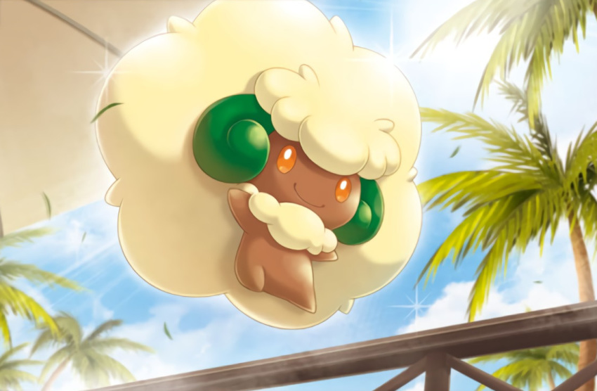 blue_sky, closed_mouth, clouds, cloudy_sky, creature, day, full_body, gen_5_pokemon