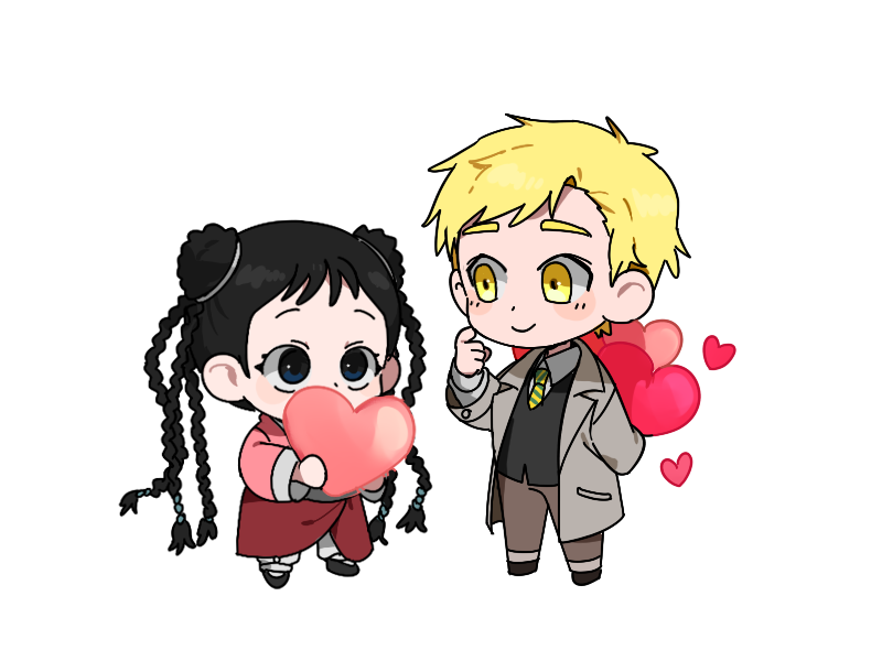 1boy, 1d1ot, 1girl, alphonse_elric, arm_behind_back, black_eyes, black_footwear, black_hair
