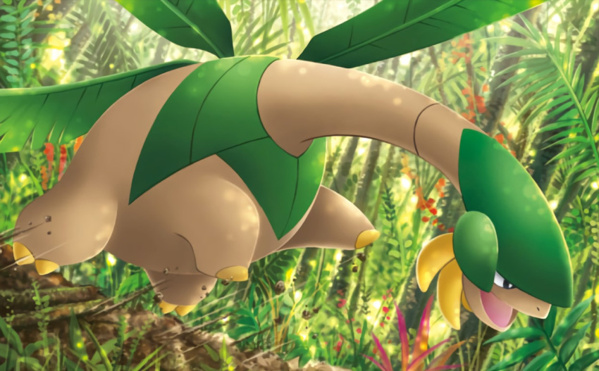black_eyes, claws, creature, flying, forest, full_body, gen_3_pokemon, himeno_kagemaru
