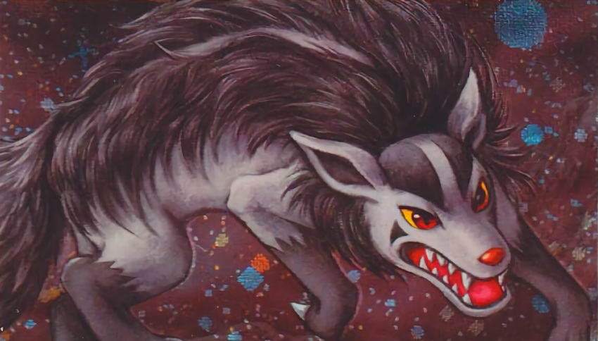 claws, creature, full_body, gen_3_pokemon, harada_midori, mightyena, no_humans, official_art