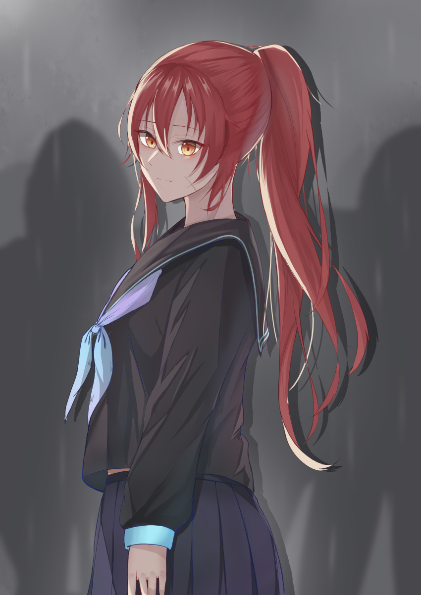 1girl, absurdres, hair_ornament, highres, honkai_(series), honkai_impact_3rd, long_hair, looking_down