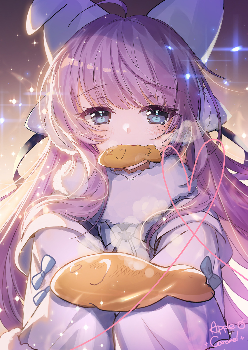 1girl, absurdres, ahoge, animal_ears, apple_caramel, azur_lane, bangs, black_ribbon