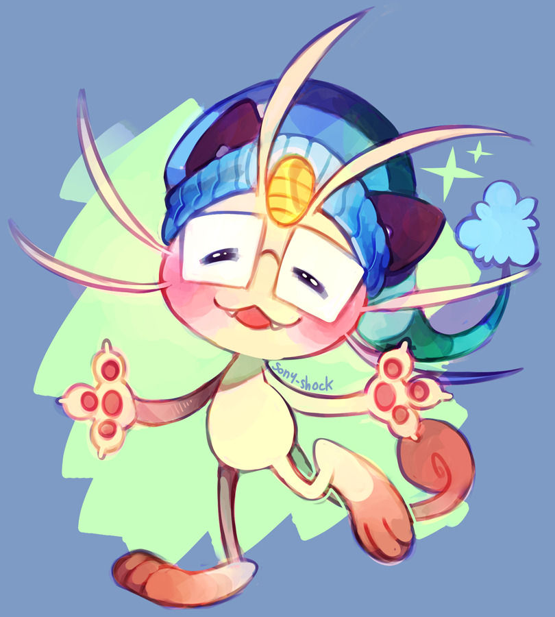 ^_^, beanie, blush, cat, cat_focus, claws, closed_eyes, commentary