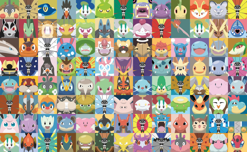 :d, bayleef, black_eyes, braixen, brionne, brown_eyes, bug, butterfly