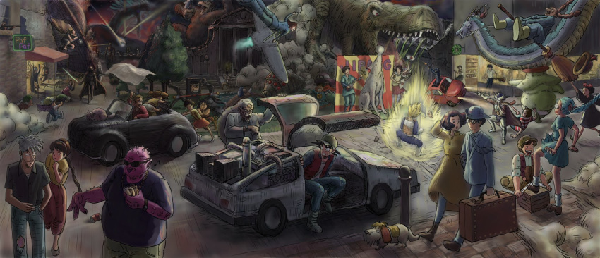 braid, car, dragon_ball, dragon_ball_z, ground_vehicle, hammar_dobucof, highres, kaze_tachinu