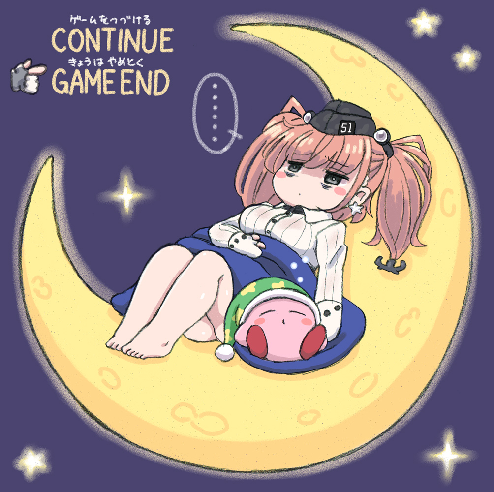 ..., 1girl, anchor_hair_ornament, atlanta_(kantai_collection), bags_under_eyes, bangs, barefoot, black_eyes