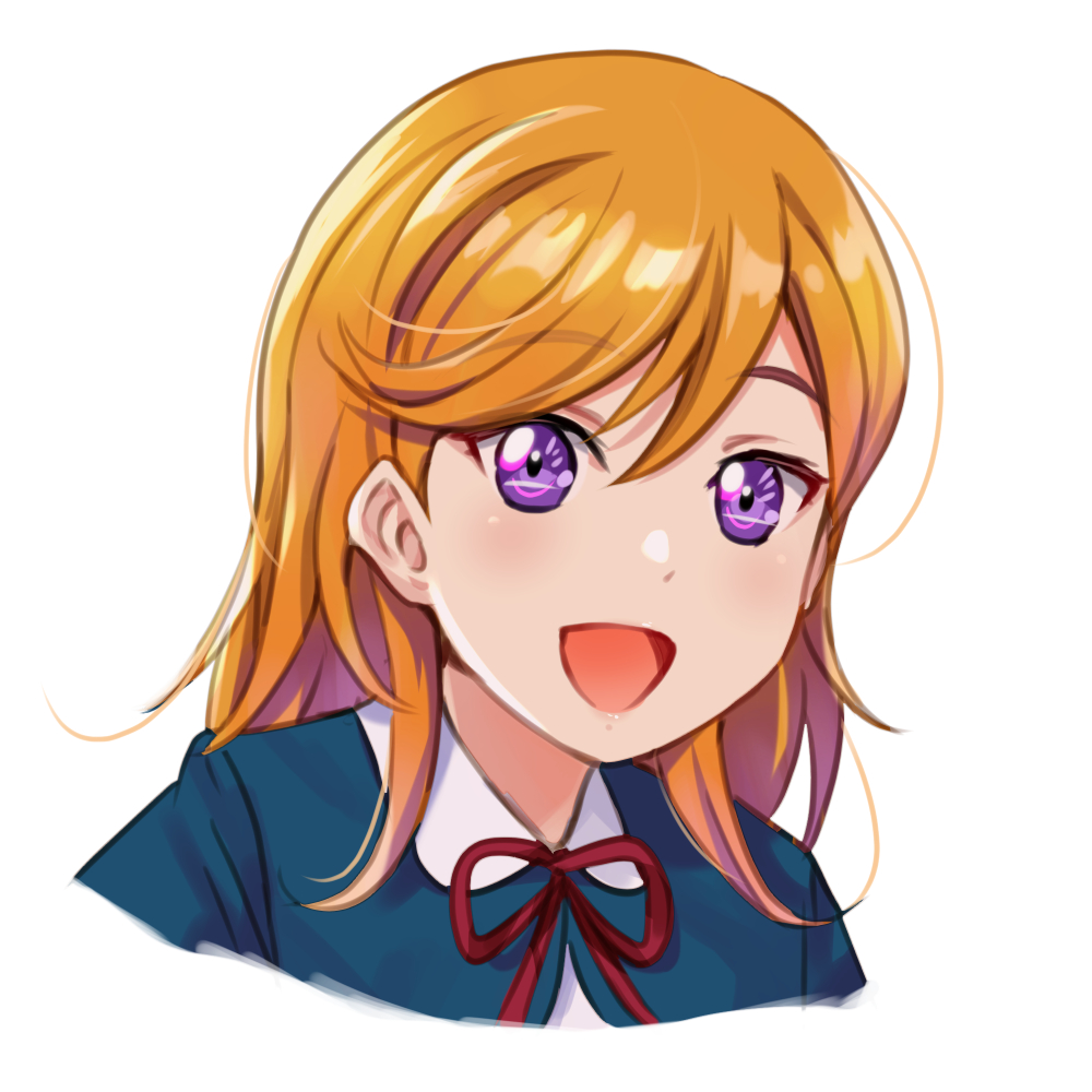 1girl, bangs, commentary_request, eyebrows_visible_through_hair, hello!!!_love_live!, long_hair, looking_at_viewer, love_live!