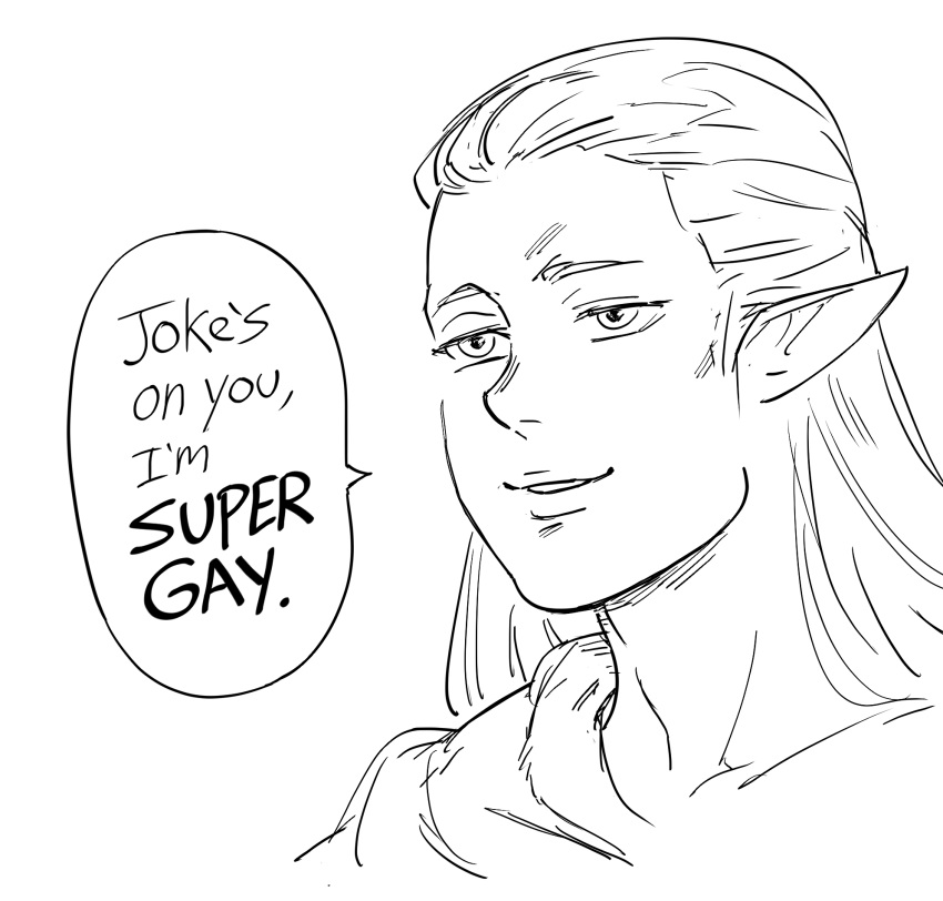 1boy, bait_and_switch, bb_(baalbuddy), commentary, english_commentary, english_text, greyscale, hair_slicked_back