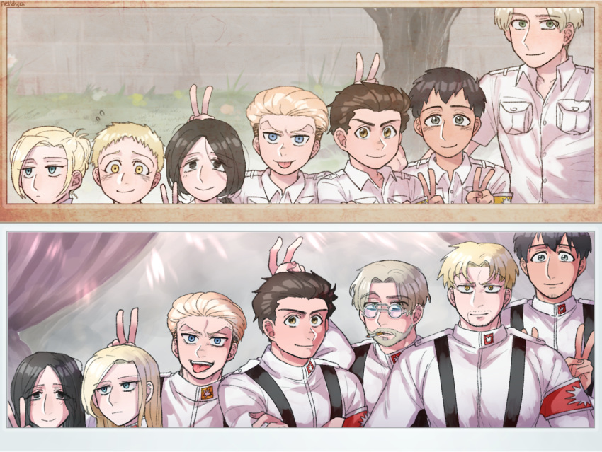 >:p, 2girls, 5boys, :p, age_difference, age_progression, annie_leonhardt, annoyed
