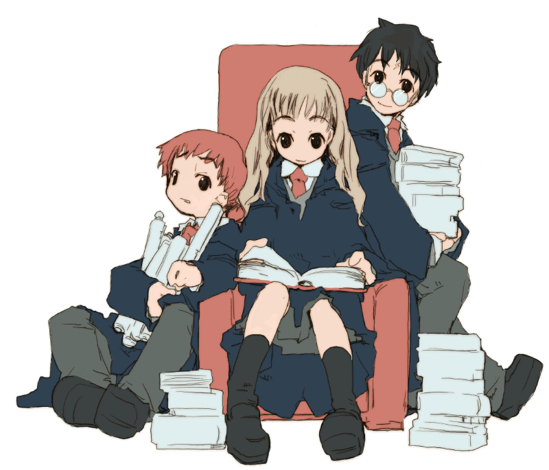 friends, harry_james_potter, harry_potter, harry_potter_(character), hermione_granger, hermoine, najimi, najimi_shin
