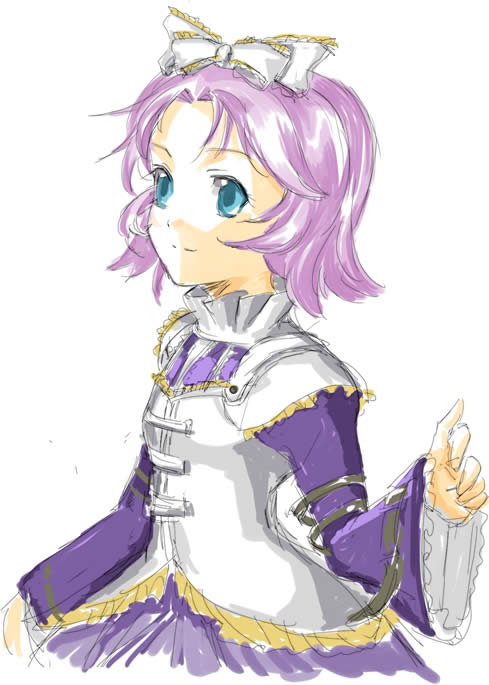 bow, dress, frills, gothic, hair_bow, hall_(nobrand_canvas), latooni_subota, purple_hair