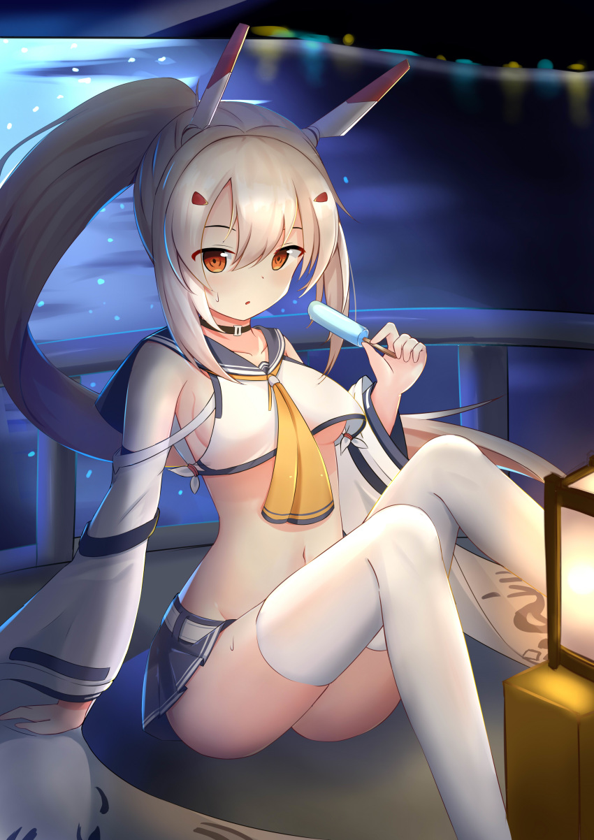 1girl, absurdres, ayanami_(azur_lane), azur_lane, bare_shoulders, blush, breasts, eyebrows_visible_through_hair
