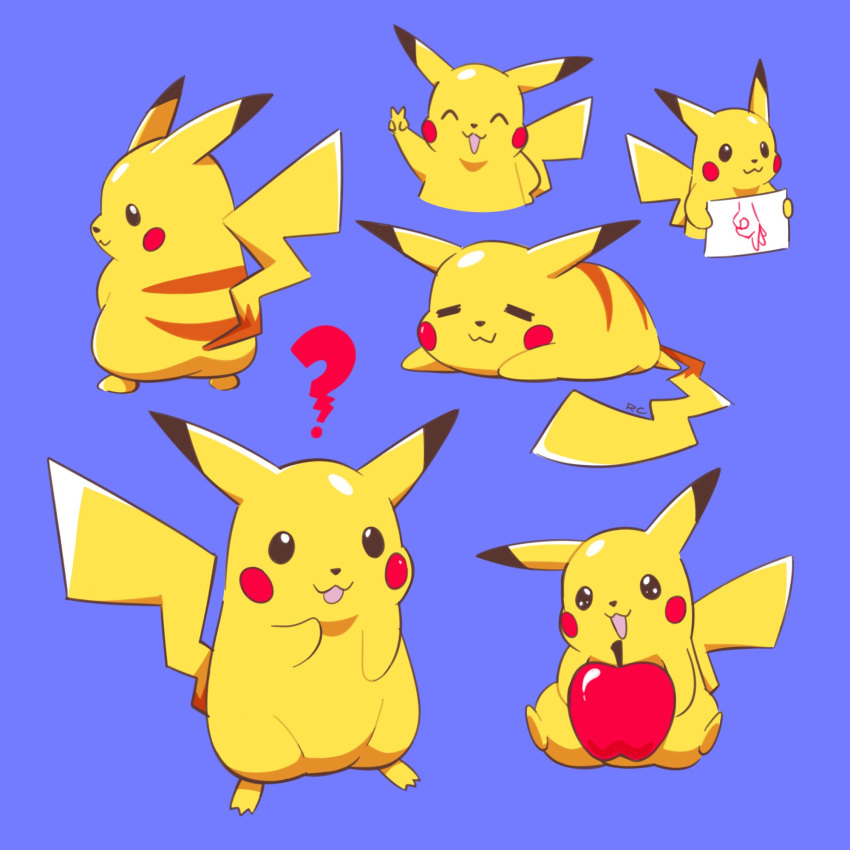 =_=, ?, artsy-rc, blue_background, circle_game, commentary, english_commentary, gen_1_pokemon