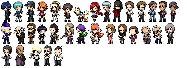 amada_ken, andre_roland_jean_gerard, animal, aragaki_shinjirou, arisato_minato, armband, black_hair, black_legwear
