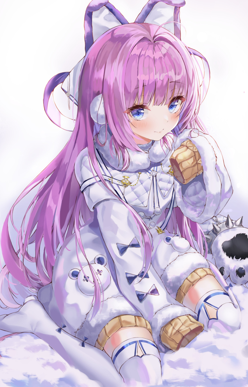 1girl, absurdres, animal_ears, azur_lane, bangs, blue_eyes, blush, bow