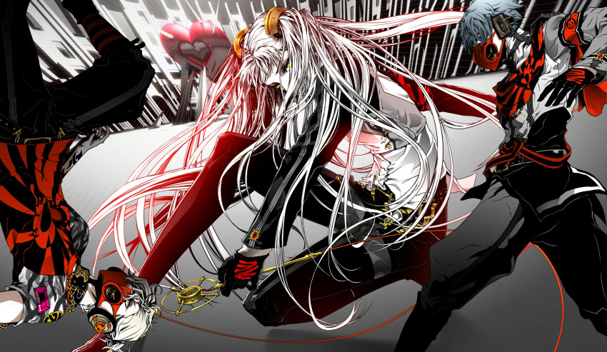 agitation_(module), bad_boy_(module), belt, boots, buckle, chain, collar, gas_mask