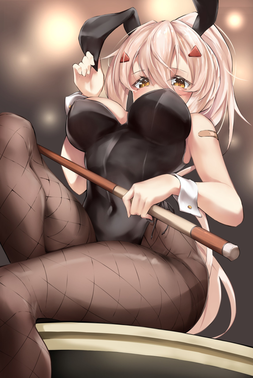 1girl, absurdres, alternate_breast_size, alternate_costume, animal_ears, ayanami_(azur_lane), azur_lane, bangs