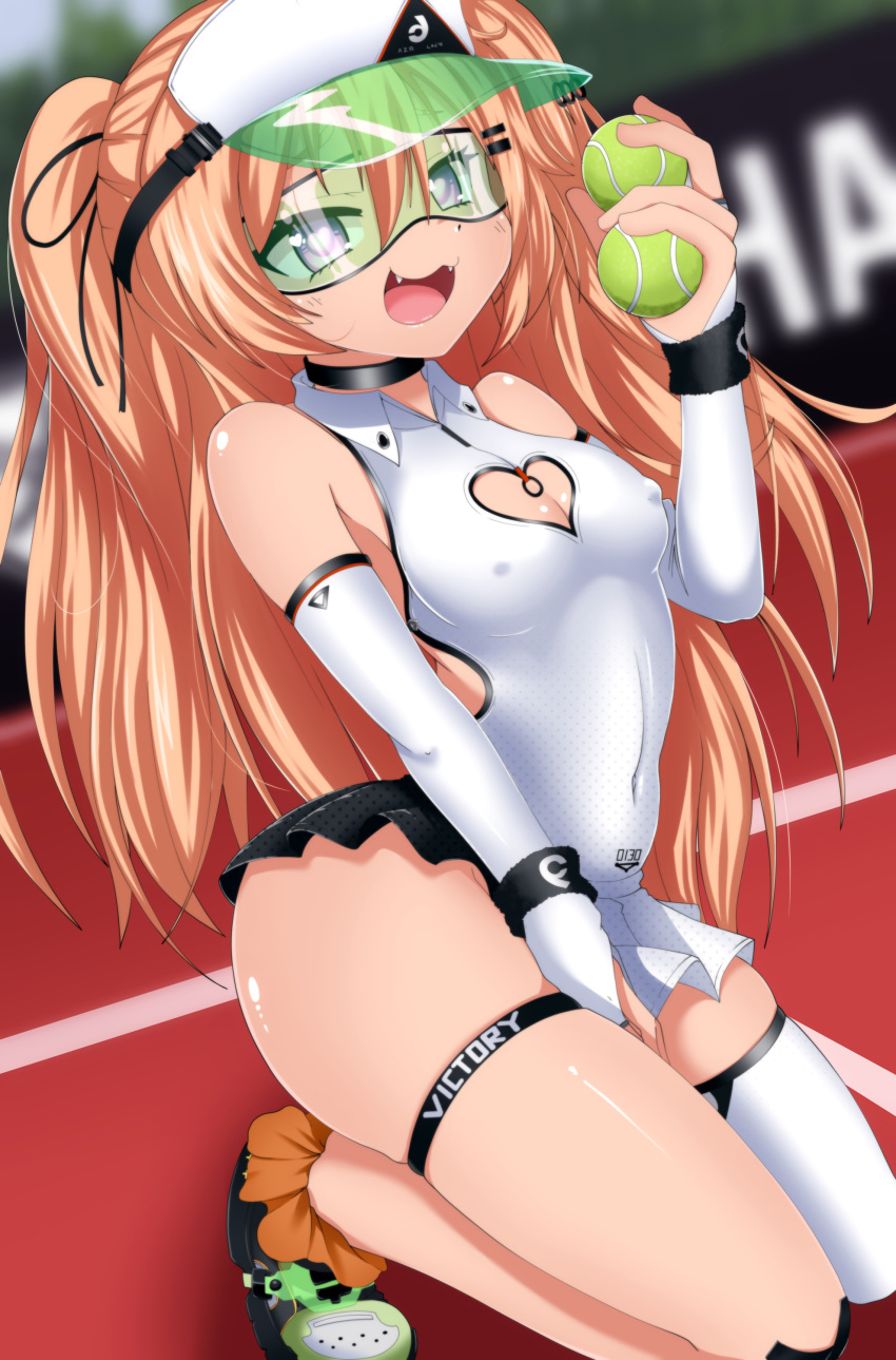 1girl, absurdres, azur_lane, bache_(azur_lane), bache_(showy_sports_star)_(azur_lane), ball, bare_shoulders, blonde_hair