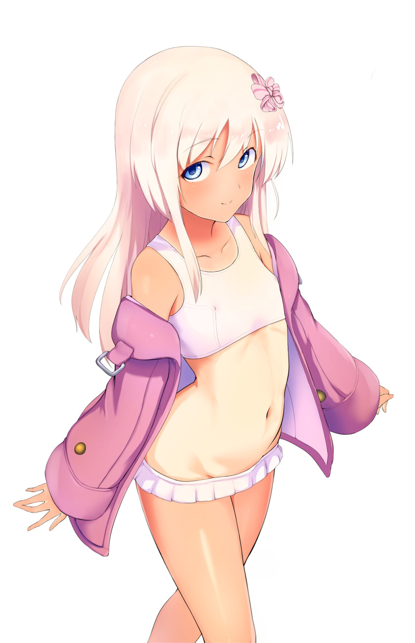 1girl, absurdres, bangs, bare_shoulders, bikini, blue_eyes, blush, bow