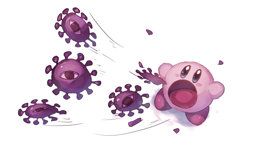 1other, :o, absurdres, blush, coronavirus, dark_matter, dark_matter_(specie), hal_laboratory_inc.