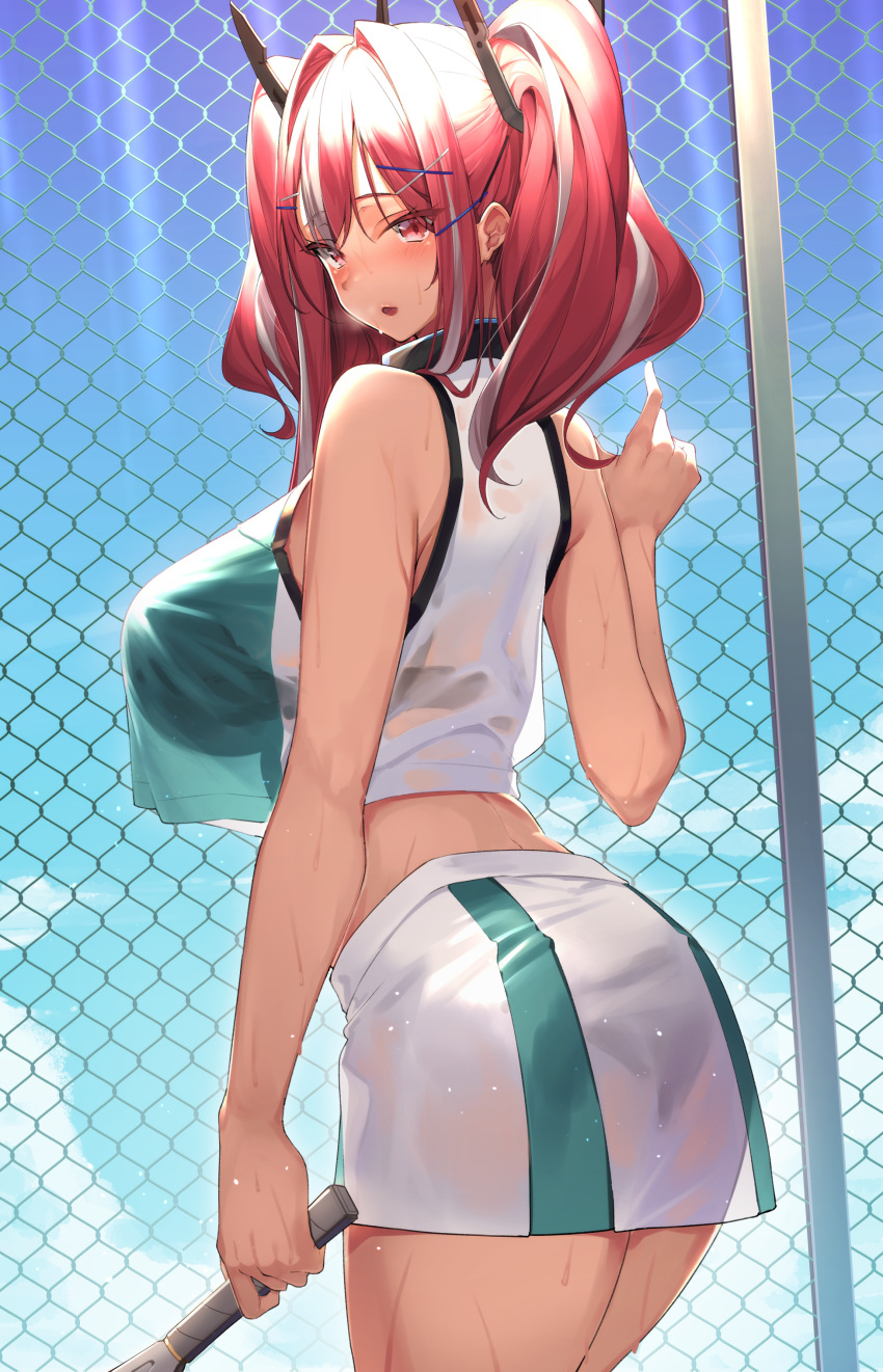 1girl, absurdres, azur_lane, bangs, bare_shoulders, black_bra, black_panties, blush