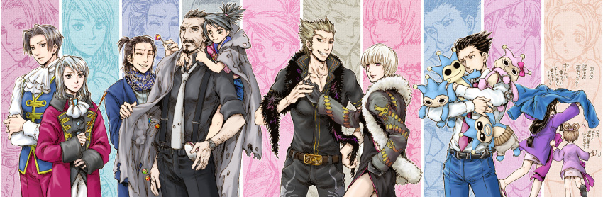 ayasato_harumi, ayasato_mayoi, gyakuten_kenji, gyakuten_saiban, ichijou_kurou, ichijou_mikumo, ittetsu_badou, karuma_mei