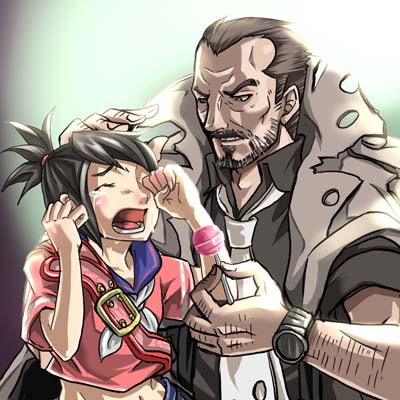 child, gyakuten_kenji, ichijou_mikumo, ittetsu_badou, lollipop, tagme, tears