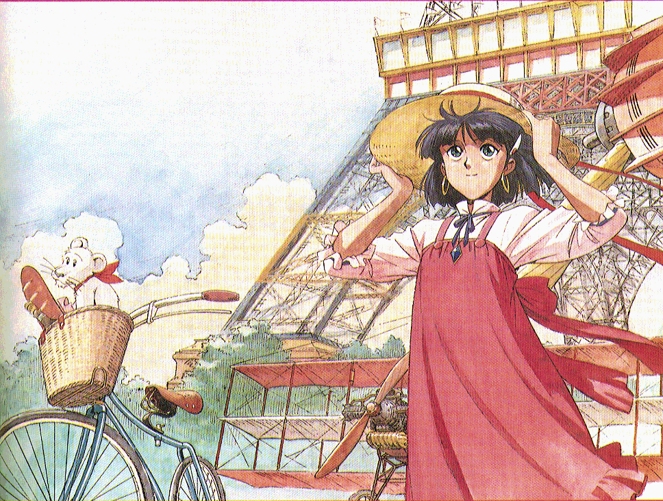 earrings, eiffel_tower, france, fushigi_no_umi_no_nadia, king, nadia, paris, strawhat
